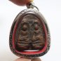 PHRA ROD KOO DOUBLE MIRACLE THAI LUMPHUN BUDDHA LUCKY AMULET STRONG PROTECTION