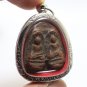 PHRA ROD KOO DOUBLE MIRACLE THAI LUMPHUN BUDDHA LUCKY AMULET STRONG PROTECTION