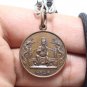 GUAN YU MAGIC COIN BLESSED 1995 GUAN GONG AMULET PROTECTION LUCKY RICH PENDANT