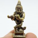 KRISHNA MINI HINDU AMULET GOD OF COMPASSION TENDERNESS & LOVE VISHNU 8TH AVATAR