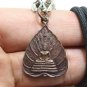 PHRA NAKPROK BO LEAF BLESSED 2001 BUDDHA NAGA COIN THAI 4 DIVINE ABODES PENDANT