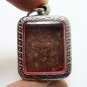 PHRA PIDTA GRADUK PHII RED AMULET BLESSED IN 1942 CLOSE EYES BUDDHA THAI PENDANT