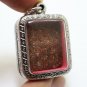 PHRA PIDTA GRADUK PHII RED AMULET BLESSED IN 1942 CLOSE EYES BUDDHA THAI PENDANT