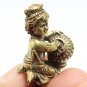 BABY KRISHNA BUTTER POT MINI AMULET VISHNU GOD OF COMPASSION & LOVE LADDU GOPAL