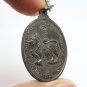 LP SOMPOB WAT SALEEKOH ฺBACK SINGHA BLESS 1971 MONEY MULTIPLY THAI BUDDHA AMULET