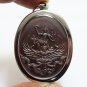 PHRA NARAI SONG KRUT BACK YANT THEP NIMIT THAI BIG LOCKET MAGIC GOD COIN PENDANT