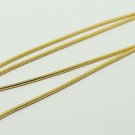 GOLD PLATED MICRON NECKLACE FOR 1 BUDDHA PENDANT 24 INCHES GIFT FREE SHIPPING