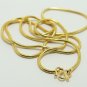 GOLD PLATED MICRON NECKLACE FOR 1 BUDDHA PENDANT 24 INCHES GIFT FREE SHIPPING