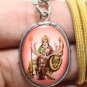 DURGA KALI KALIKA UMA DEVI GODDESS SHAKTI HINDU BLESS OM FUJII KAZE OHM PENDANT