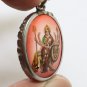 DURGA KALI KALIKA UMA DEVI GODDESS SHAKTI HINDU BLESS OM FUJII KAZE OHM PENDANT