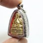 PHRA PIDTA SANGKAJAI BUDDHA LP YAM BLEESED 1998 MAGIC YANT METAL AMULET PENDANT