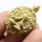 TURTLE THAI MINI AMULET PIDTA CLOSE EYE BUDDHA ARJARN PLIEN BLESSED LUCKY CHARM