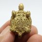 TURTLE THAI MINI AMULET PIDTA CLOSE EYE BUDDHA ARJARN PLIEN BLESSED LUCKY CHARM