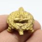 TURTLE THAI MINI AMULET PIDTA CLOSE EYE BUDDHA ARJARN PLIEN BLESSED LUCKY CHARM
