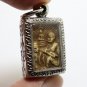 SMALL PHRA SOMDEJ RAKANG BLESS 1962 BACK AJAN TOH TEACH KING RAMA5 THAI AMULET 7