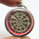 METAL NGOBNAMAOI DHARMACHAKRA BLESS 1969 AMULET WHEEL OF DHARMA CHAKRA PENDANT 2