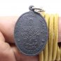 LP TIM ARAHAN  SAMBUDDHO COIN BLESSED 1975 THAI BUDDHA MAGIC YANT AMULET PENDANT