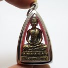 PHRA BUDDHA VIMOKE LP NGONE AND LP DOO BLESSED 1985 THAI HEAL GOOD HEALTH AMULET
