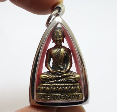PHRA BUDDHA VIMOKE LP NGONE AND LP DOO BLESSED 1985 THAI HEAL GOOD HEALTH AMULET