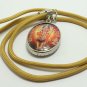 DURGA BIG PENDANT KALI KALIKA PARVATI DEVI GODDESS SHAKTI HINDU BLESS OM LOCKET