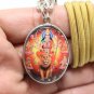 DURGA BIG PENDANT KALI KALIKA PARVATI DEVI GODDESS SHAKTI HINDU BLESS OM LOCKET