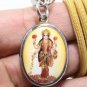 MAA LAKSHMI LAXMI DEVI HINDU GODDESS RICH LUCKY BLESS FUJII KAZE PENDANT AMULET
