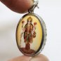 MAA LAKSHMI LAXMI DEVI HINDU GODDESS RICH LUCKY BLESS FUJII KAZE PENDANT AMULET