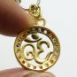 OM HINDU GOD SIGN COLORFUL CRYSTAL PENDANT NECKLACE DEITY AUM ENERGIZED AMULET