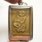 HANUMAN LP PERN RIDE TIGER PENDANT 2 BLESS 1998 MUAY THAI STRONG LIFE PROTECTION