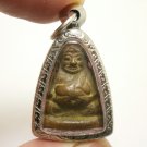 HAPPY BUDDHA SANGKAJAI BLESS 1963 HOTEI MAGIC THAI AMULET RICH LUCKY WIN PENDANT