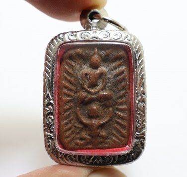 LP PARN PIM BORAN SONG KRUT BUDDHA ON GARUDA THAI RARE AMULET LUCKY RICH PENDANT