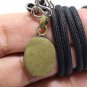 OM TIBET VINTAGE SMALL PENDANT BLESS HINDU TIBETAN TURQUOISE CHARM OHM NECKLACE