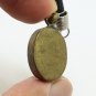 OM TIBET VINTAGE SMALL PENDANT BLESS HINDU TIBETAN TURQUOISE CHARM OHM NECKLACE