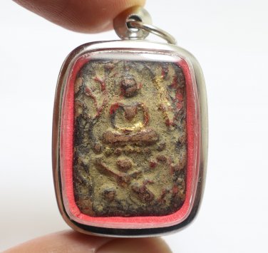 LP PARN BUDDHA RIDE ON HANUMAN LEK MAGIC THAI AMULET LUCKY RICH MIRACLE PENDANT
