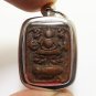 LP PARN RIDE PLAKUD AMULET (2) MAGIC BUDDHA ON THAI FIGHTING FISH LUCKY PENDANT