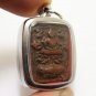 LP PARN RIDE PLAKUD AMULET (2) MAGIC BUDDHA ON THAI FIGHTING FISH LUCKY PENDANT