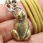MAGIC FROG BRASS PENDANT WEALTH RICH LUCKY GAMBLE WIN NECKLACE BLESSED TALISMAN