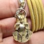 MAGIC FROG BRASS PENDANT WEALTH RICH LUCKY GAMBLE WIN NECKLACE BLESSED TALISMAN