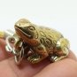 MAGIC FROG BRASS PENDANT WEALTH RICH LUCKY GAMBLE WIN NECKLACE BLESSED TALISMAN