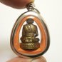 LP MOON MINI STATUE BLESSED IN 1999 THAI AMULET PENDANT LUCKY RICH WEALTH MONEY