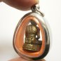 LP MOON MINI STATUE BLESSED IN 1999 THAI AMULET PENDANT LUCKY RICH WEALTH MONEY