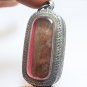 RED PHRA LEELA BUDDHA LUCKY PENDANT THAI RARE ANTIQUE POWERFUL PROTECTION AMULET