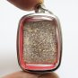 PHRA PIDTA GRADUK PHII WHITE AMULET 1942 CLOSE EYES BUDDHA THAI ANTIQUE PENDANT