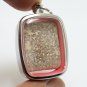 PHRA PIDTA GRADUK PHII WHITE AMULET 1942 CLOSE EYES BUDDHA THAI ANTIQUE PENDANT