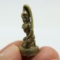 MOTHER EARTH THAI MINI BRASS AMULET MA MIRACLE MAKER STRONG PROTECTION TALISMAN