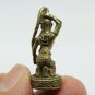 MOTHER EARTH THAI MINI BRASS AMULET MA MIRACLE MAKER STRONG PROTECTION TALISMAN