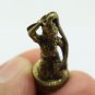 MOTHER EARTH THAI MINI BRASS AMULET MA MIRACLE MAKER STRONG PROTECTION TALISMAN