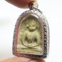 WHITE PHRA SOOMGOR POWERFUL ANTIQUE THAI BUDDHA AMULET MONEY RICH LUCKY SUCCESS