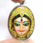 DURGA BIG PENDANT PARVATI KALI UMA DEVI 3 EYED AMBIKA GODDESS SHAKTI OM LOCKET