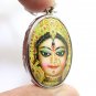 DURGA BIG PENDANT PARVATI KALI UMA DEVI 3 EYED AMBIKA GODDESS SHAKTI OM LOCKET